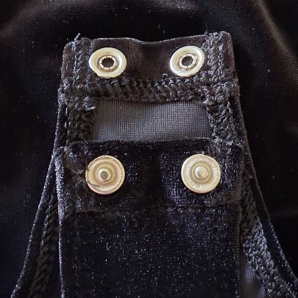 EXPRESS Long Sleeve Black Velvet Bodysuit Women's Size XS - Picture 16 of 16